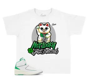 Kids - Lucky Green 2 Lucky Cat Shirt