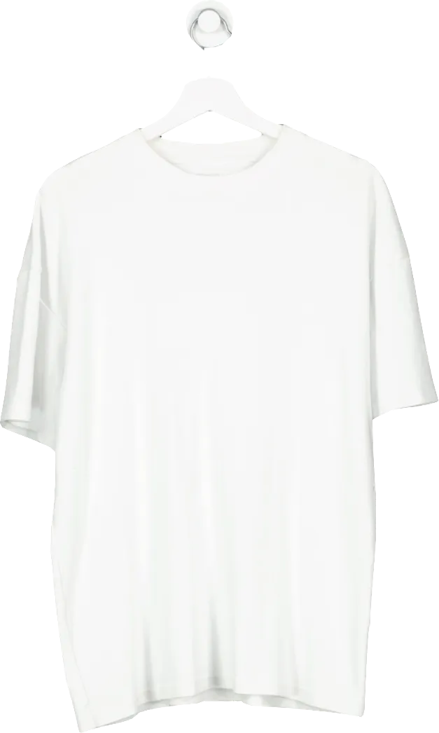 Legend London White Basics Muscle Fit T Shirt UK M