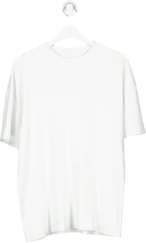 Legend London White Basics Muscle Fit T Shirt UK M