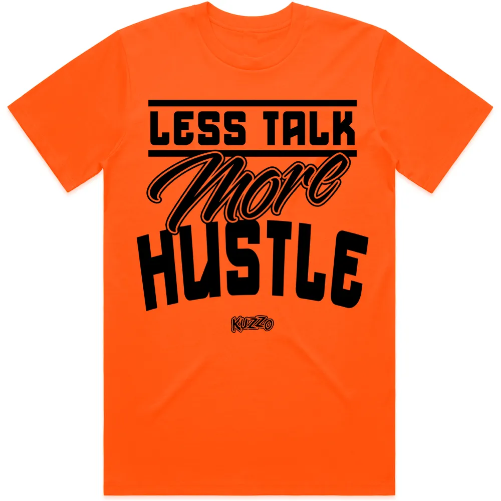 LESS TALK : Blood Orange Sneaker Tees Shirt (black ink)