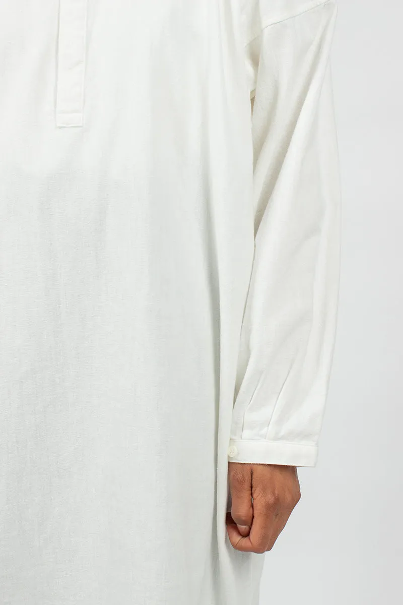 Long Shirt Dress White