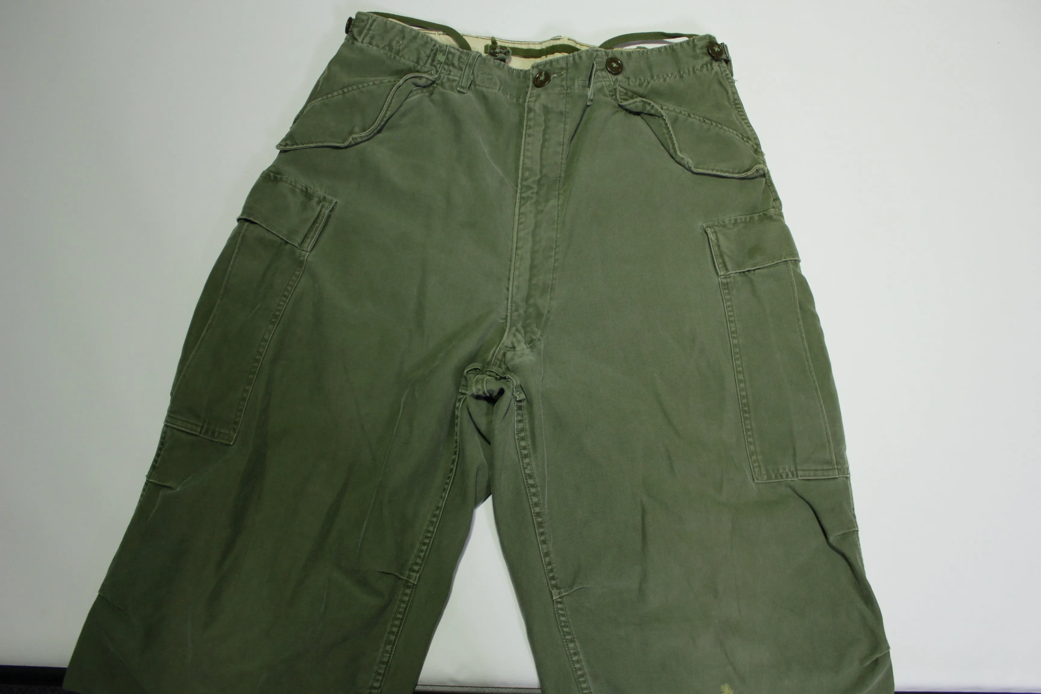 M-65 OG-107 Vintage 60's Vietnam Era Cargo Military Army Field Pants