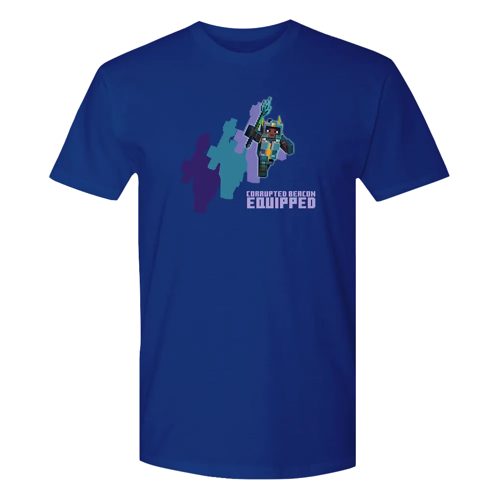 Minecraft Dungeons Corrupted Beacon Equipped Adult T-Shirt