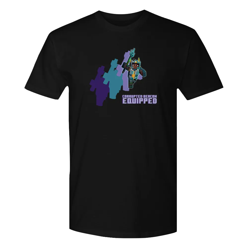 Minecraft Dungeons Corrupted Beacon Equipped Adult T-Shirt