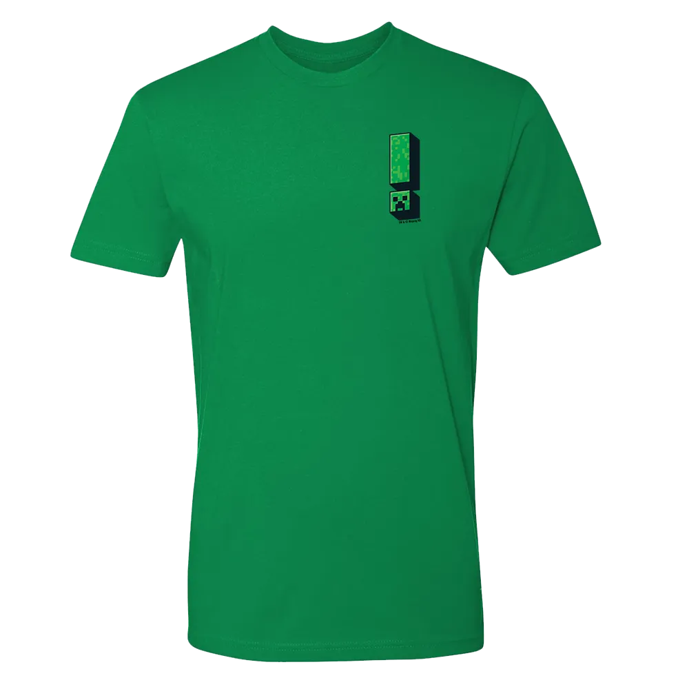 Minecraft Jolly Mobs Creeper ! Adult Short Sleeve T-Shirt