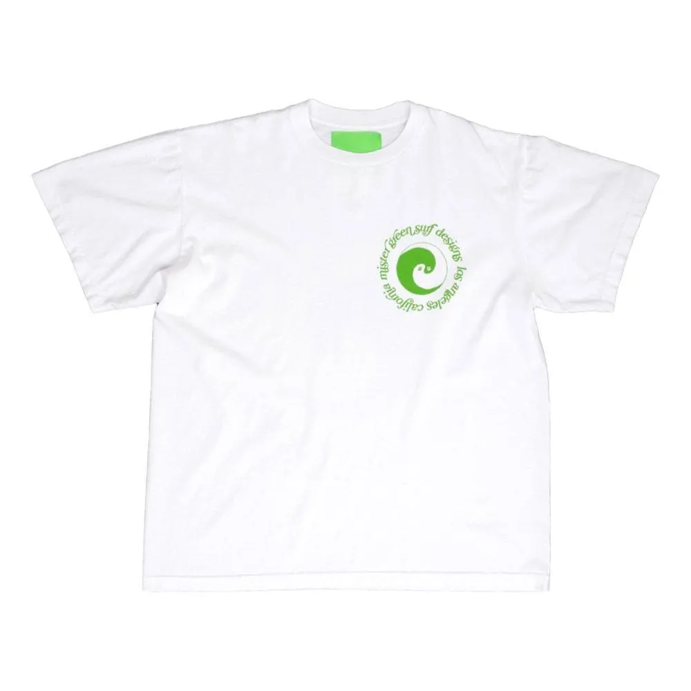 Mister Green DUALISM SURF V2 TEE-WHITE