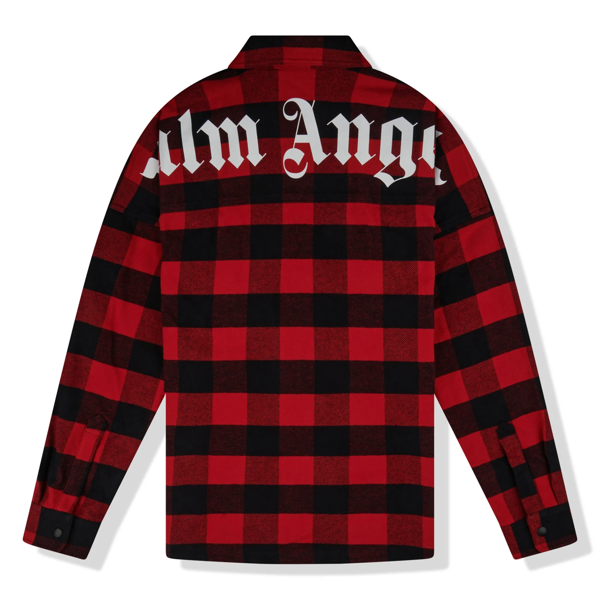 Palm Angels Check Flannel Red Shirt