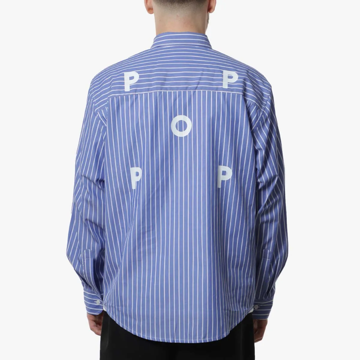 Pop Trading Company Logo Striped Shirt