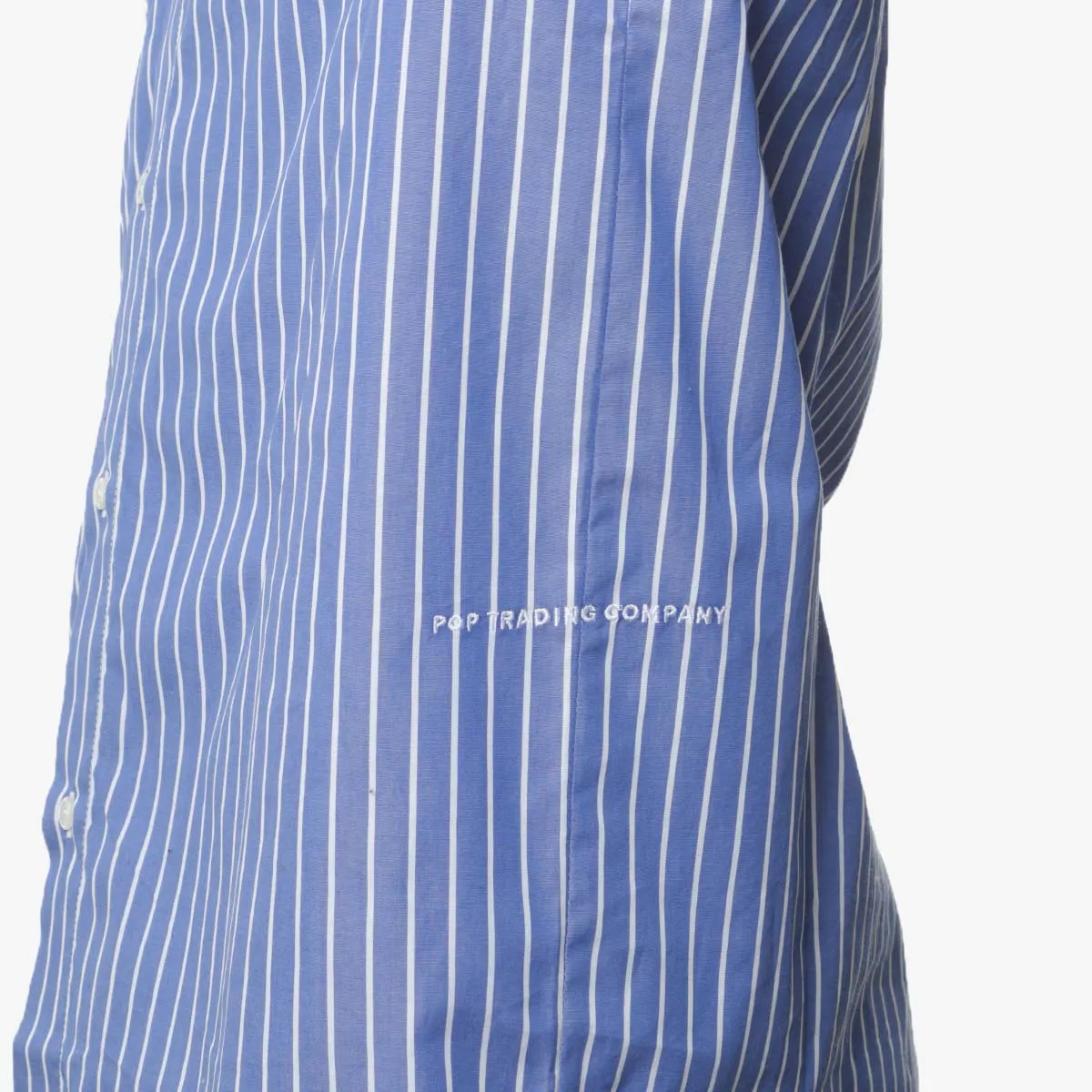 Pop Trading Company Logo Striped Shirt