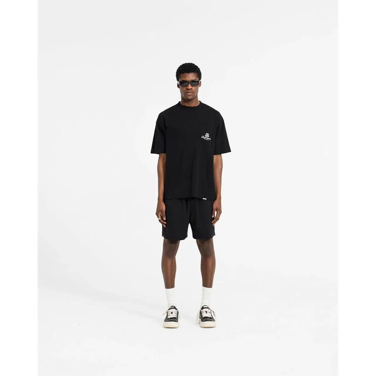 Represent Permanent Vacation Pocket Tee Jet Black