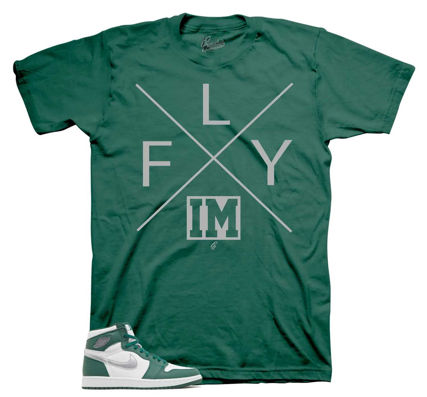 Retro 1 Gorge Green I'm Fly Shirt