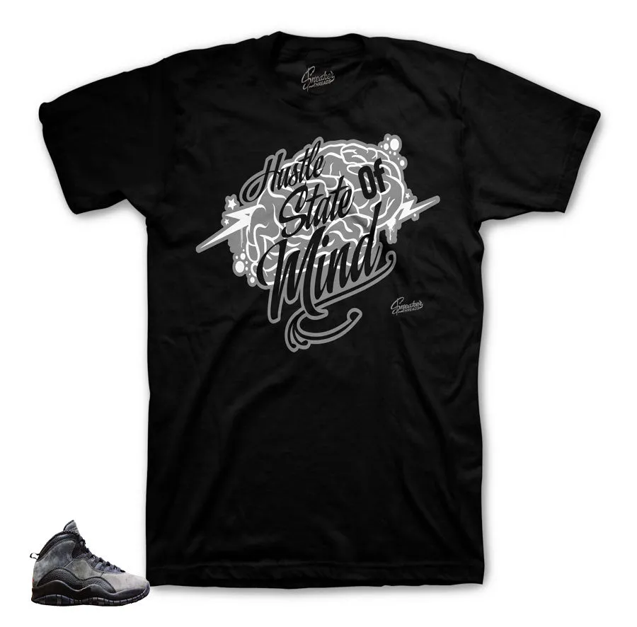 Retro 10 Shadow Shirt - State Of Mind - Black