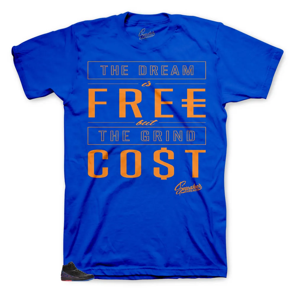 Retro 2 BHM Shirt - Cost - Blue