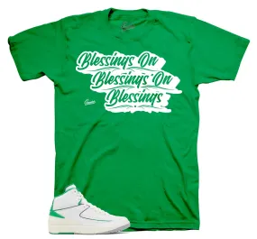 Retro 2 Lucky Green Blessings Shirt