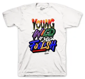 Retro 2 Multi Shirt - Young Wild - White