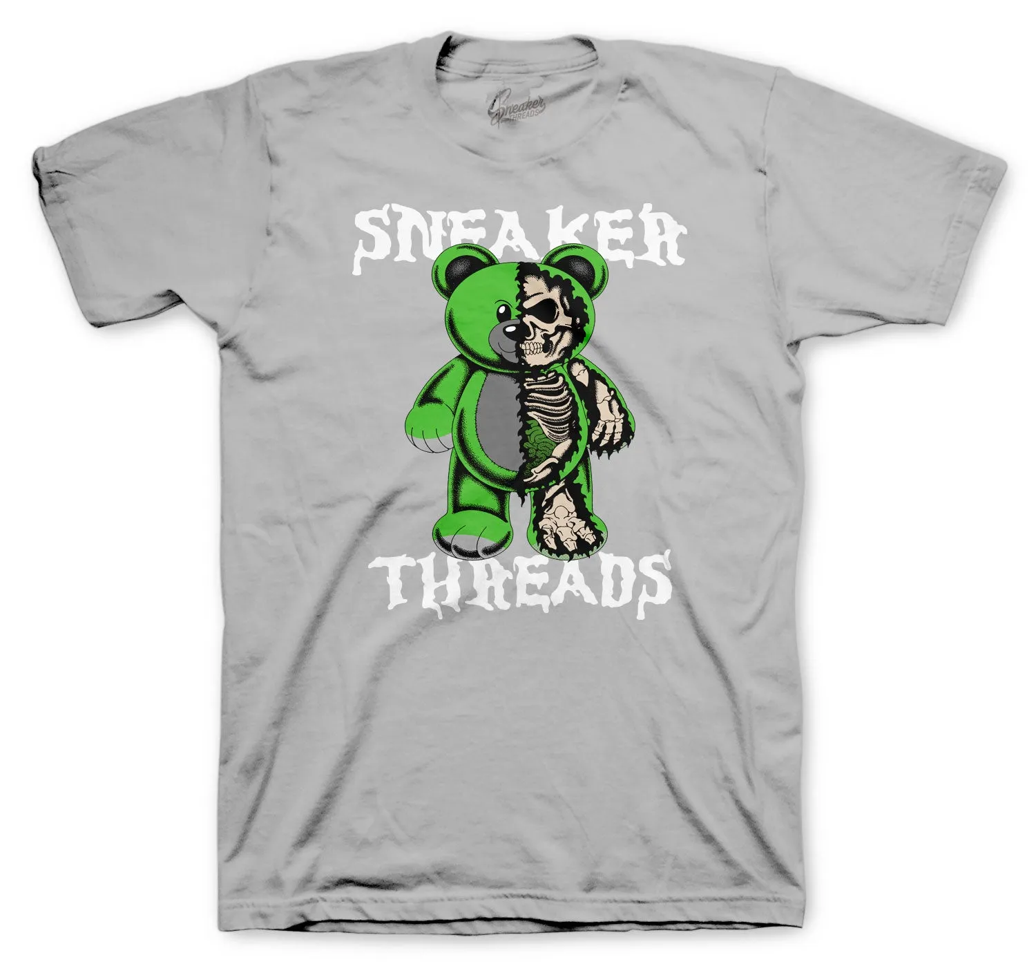 Retro 3 Pine Green Play Bear Shirt