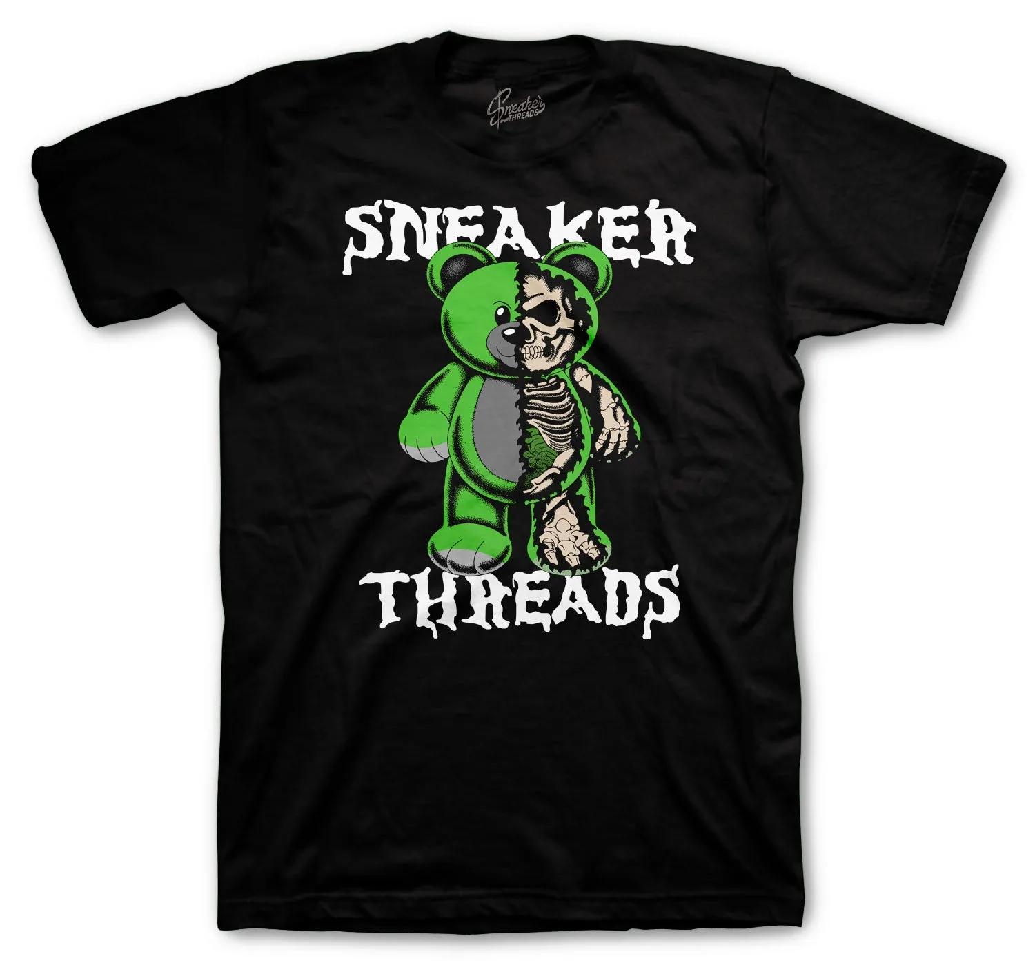 Retro 3 Pine Green Play Bear Shirt