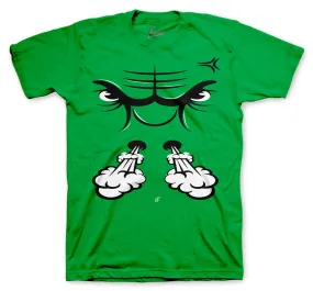 Retro 3 Pine Green Raging Face Shirt