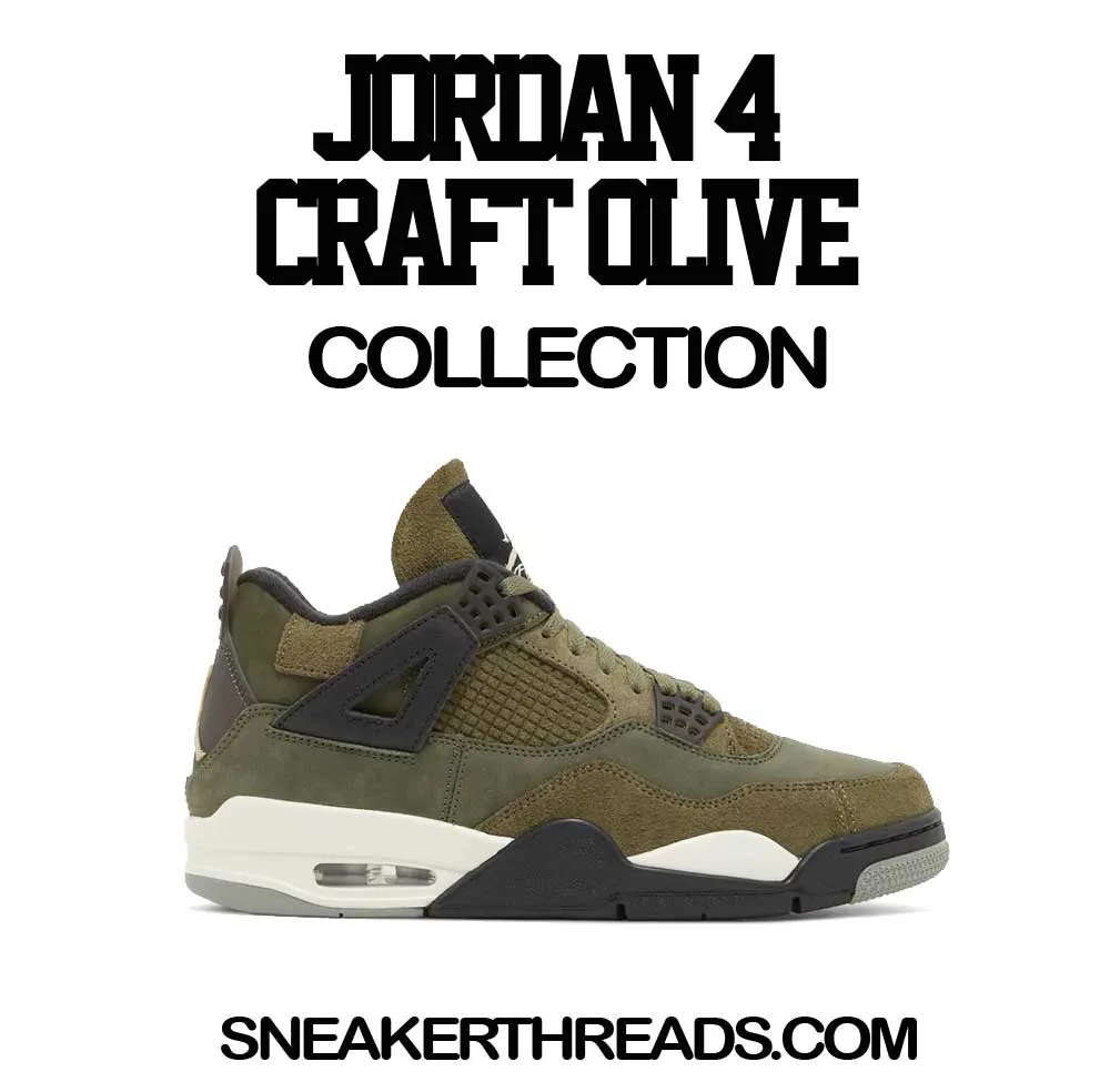 Retro 4 Craft Olive Shirt - ST Drip - Military Green