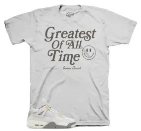 Retro 4 Craft Photon Dust Shirt - Goat - Ice Grey