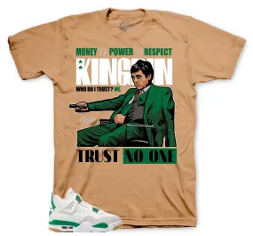 Retro 4 SB Pine Green Trust issues Shirt