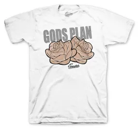 Retro 4 Shimmer Shirt - Gods Plan - White