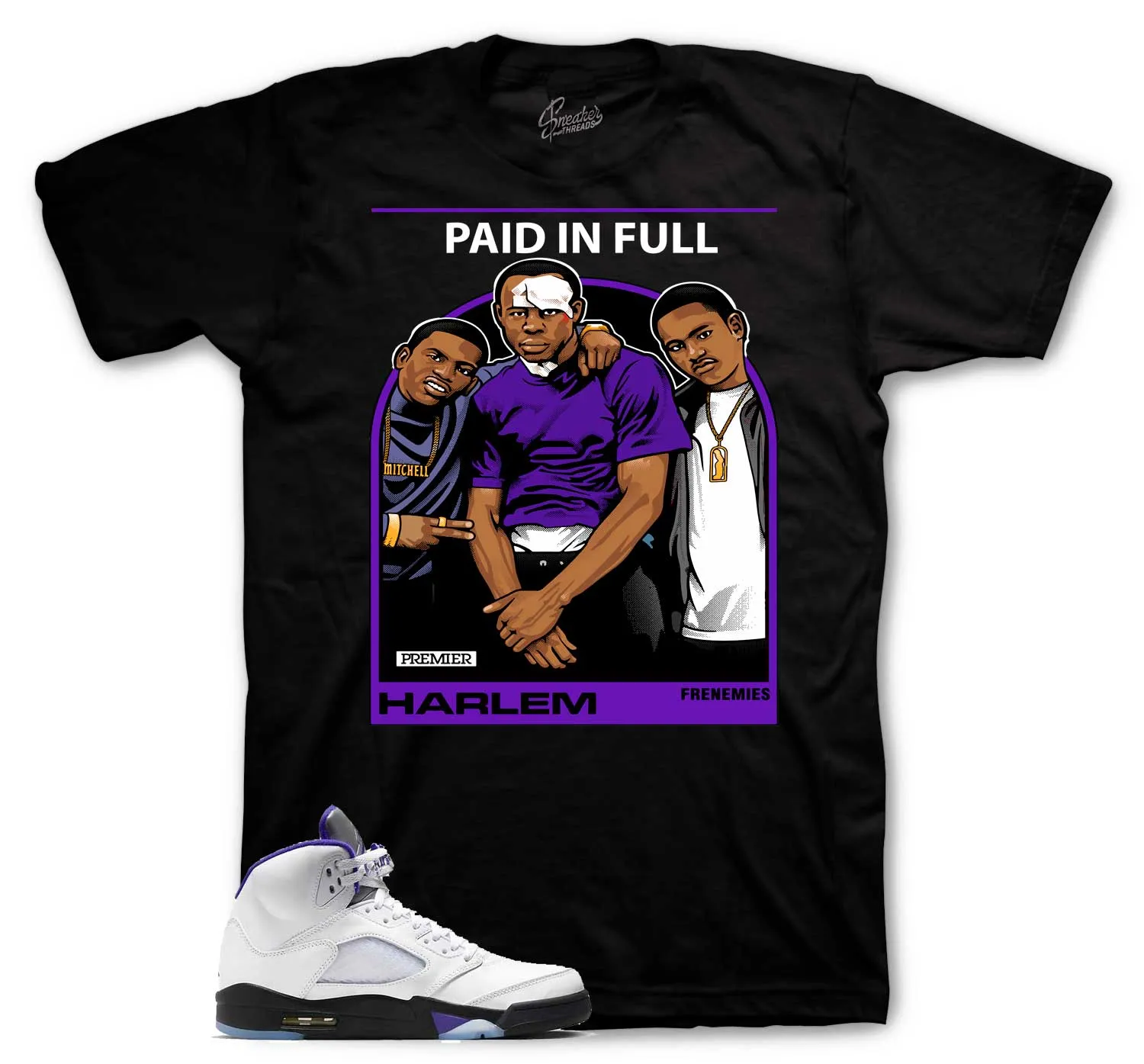 Retro 5 Concord Shirt - Frenemies - Black