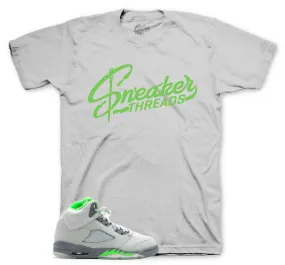 Retro 5 Green Bean ST Logo Shirt