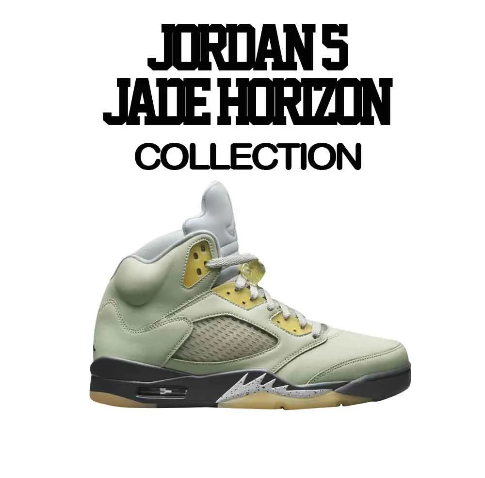 Retro 5 Jade Horizon Shirt - Love Kicks - Green