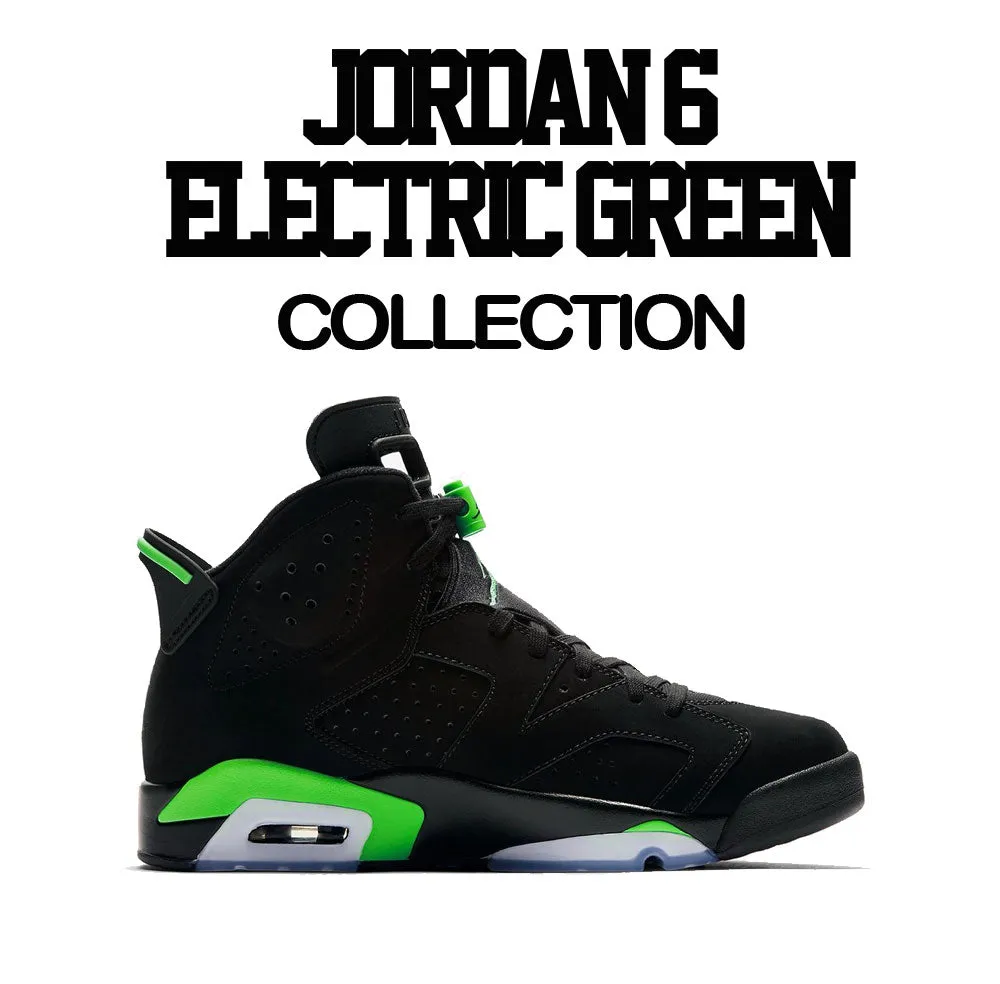 Retro 6 Electric Green Killa Season Shirt