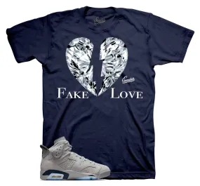 Retro 6 Georgetown Shirt - Love - Navy