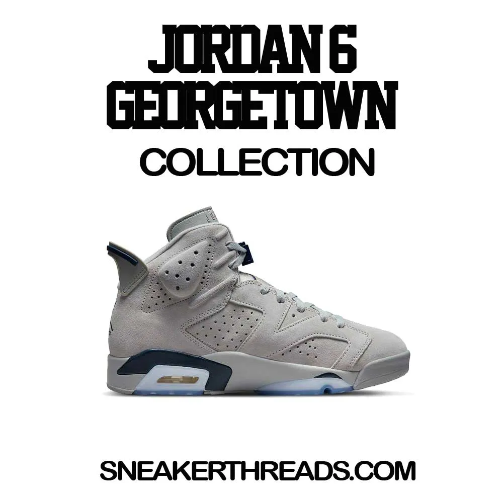 Retro 6 Georgetown Shirt - Rookie Bear - White