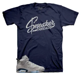 Retro 6 Georgetown Shirt - ST Logo - Navy