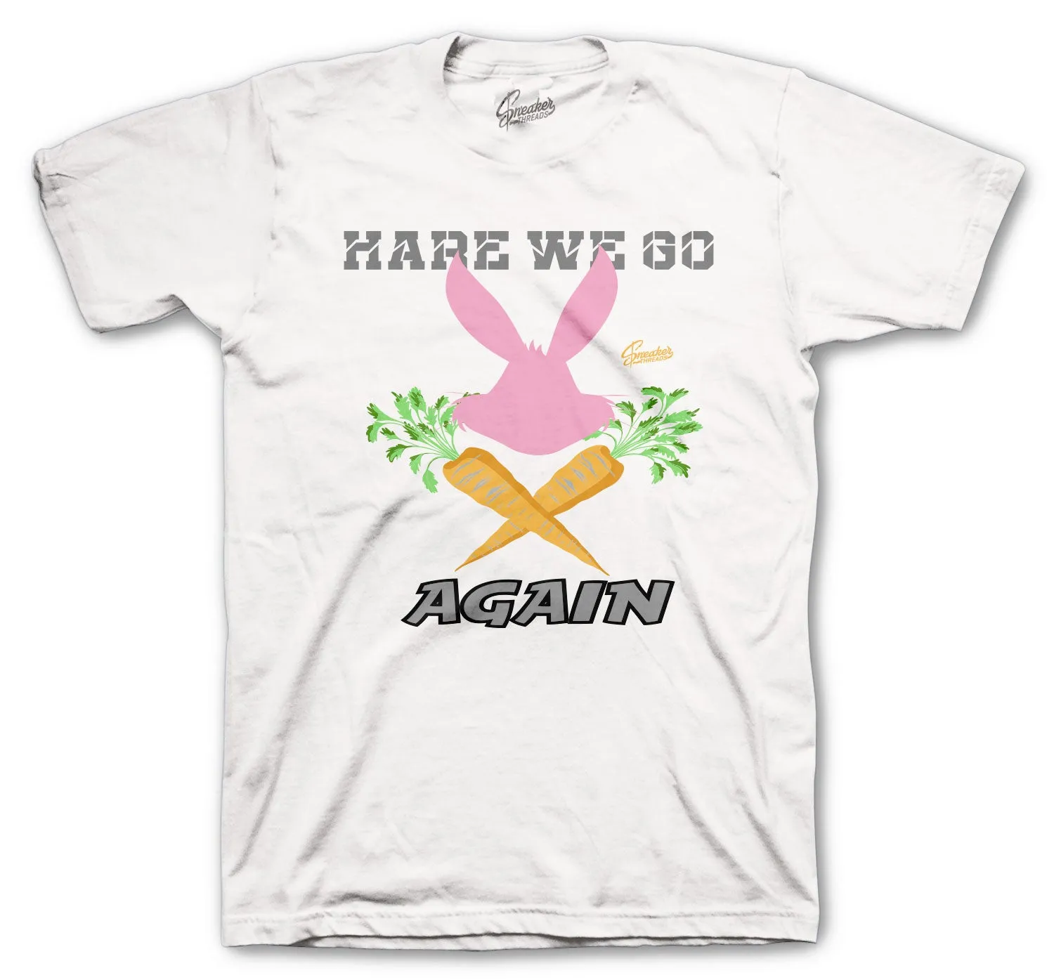 Retro 7 Hare 2.0 Shirt - Hare We Go - White