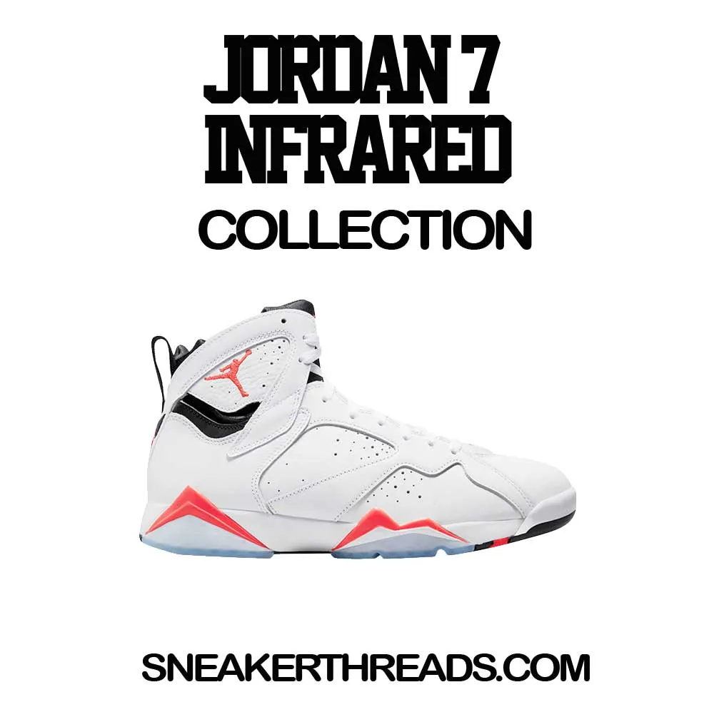 Retro 7 Infrared Shirt - Ground Rose - White