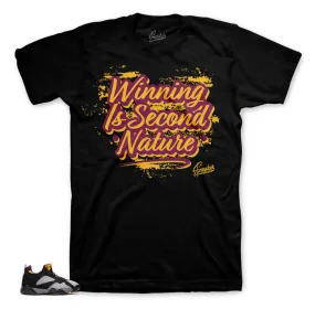 Retro 7 Low Bordeaux Shirt - Second Nature - Black