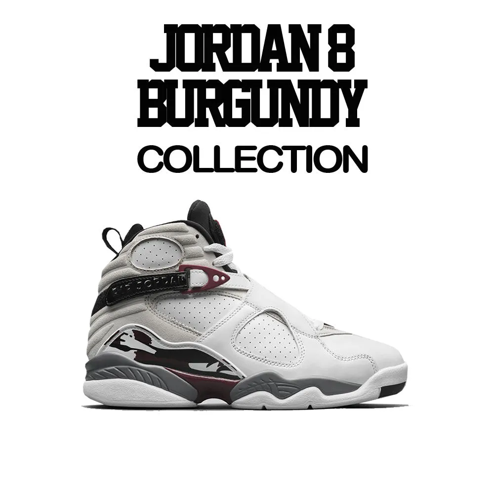 Retro 8 Burgundy Shirt - Air Tony - White