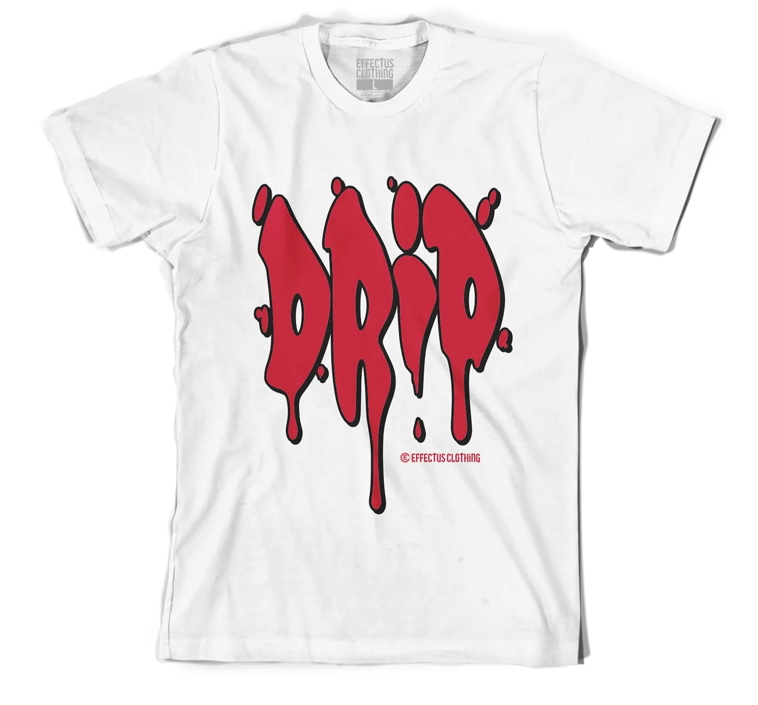 Retro 9 Gym Red Shirt - Drip - White