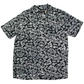 Stan Ray - Short-Sleeved Shirt - Tom Tom Batik Black