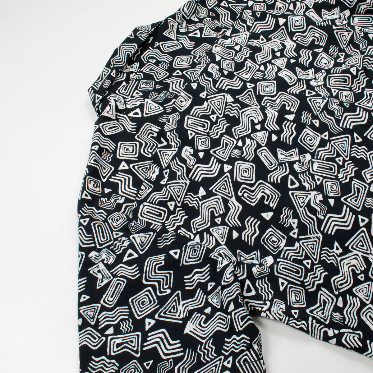 Stan Ray - Short-Sleeved Shirt - Tom Tom Batik Black