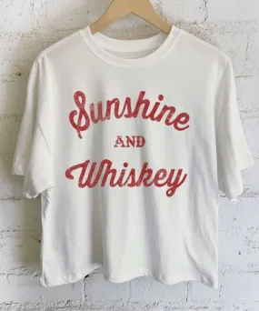 Sunshine and Whiskey Graphic Tee - Natural