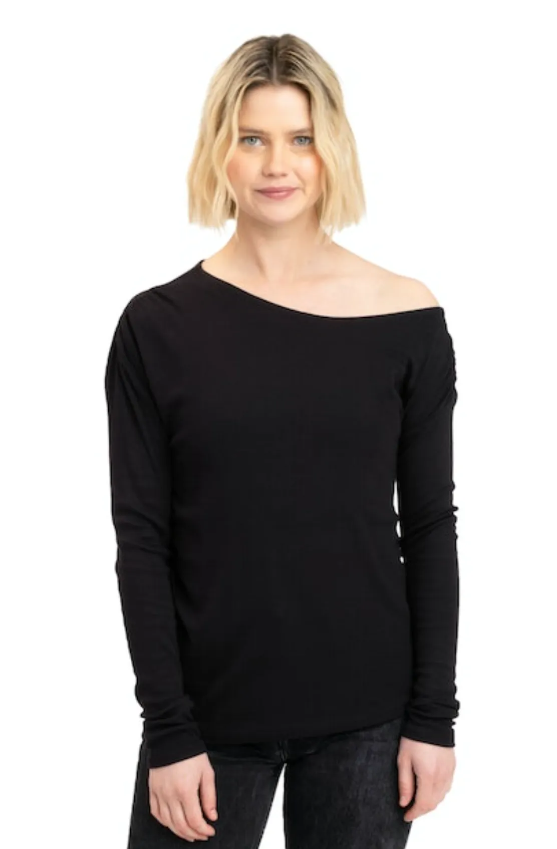 Threads 4 Thought shirt, Leoni ribbed off shoulder