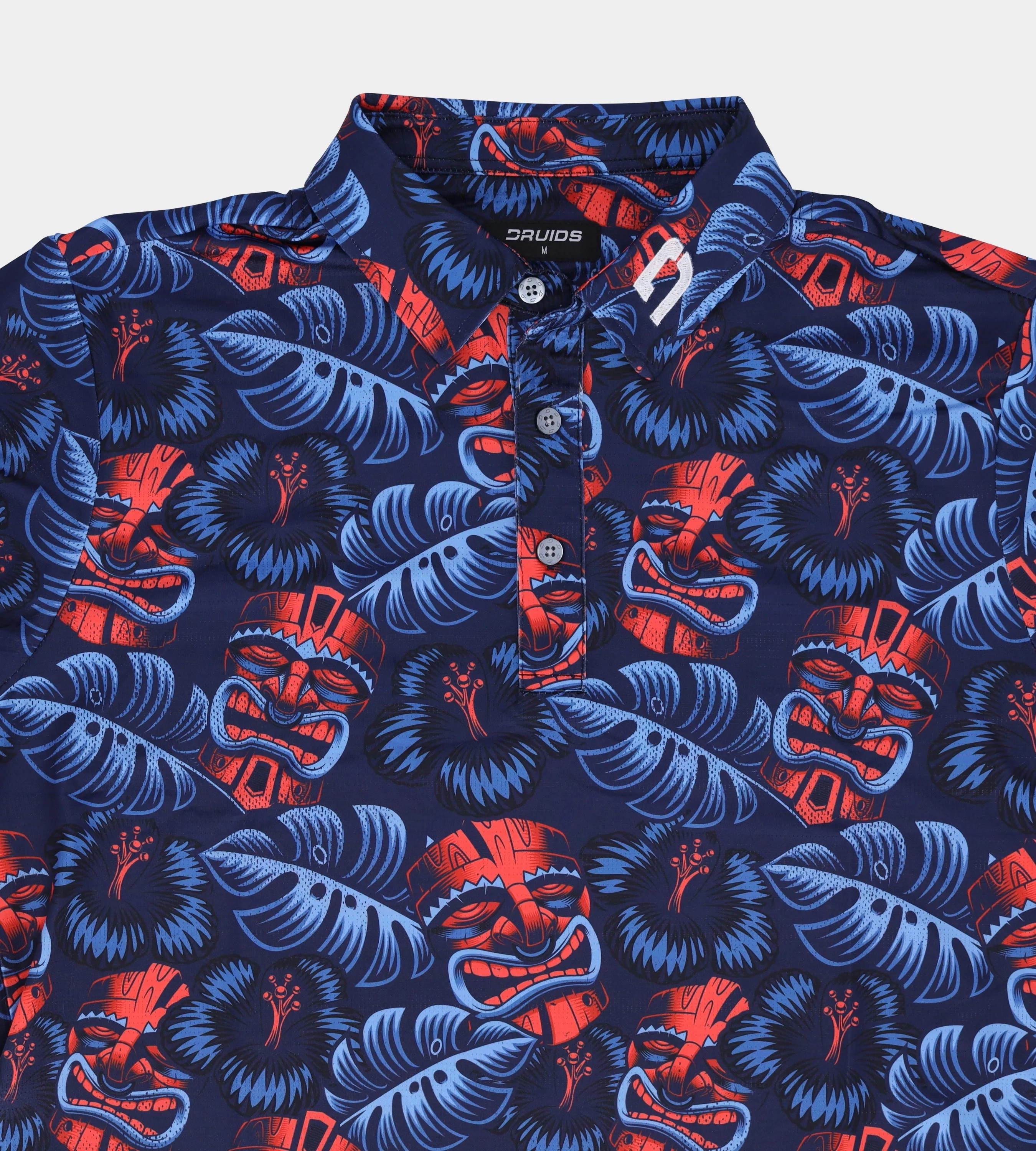 TIKI POLO - NAVY / ORANGE