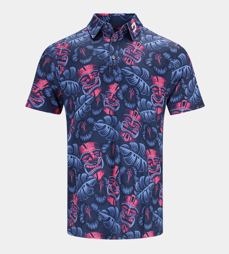 TIKI POLO - NAVY / PINK