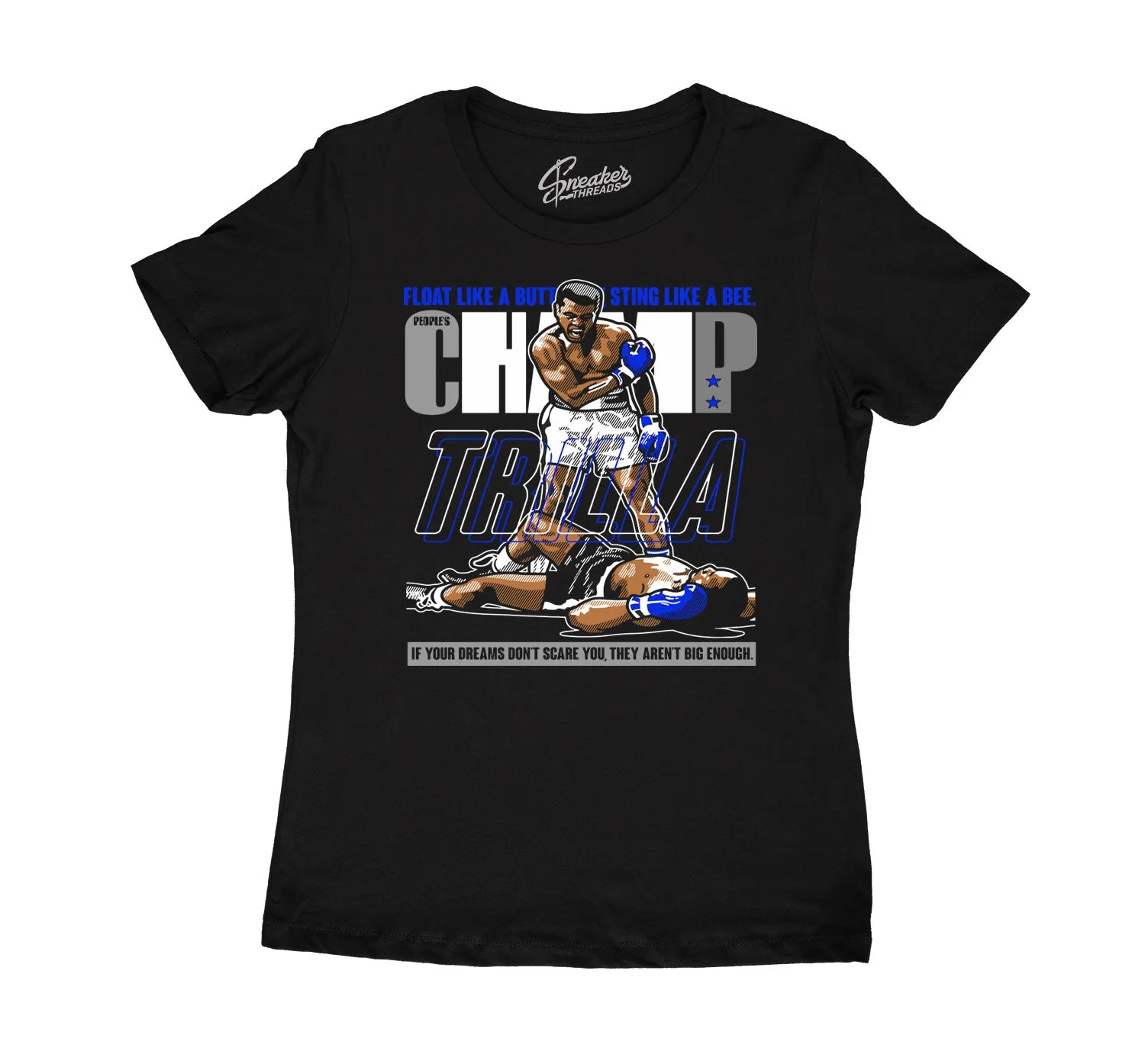 Womens Hyper Royal 13 Shirt - Trilla - Black