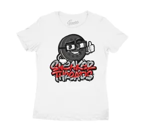 Womens White Oreo 4 Shirt - Mr. O - White